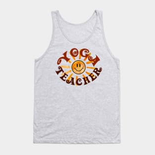 Yoga Teacher Happy Face Sunshine Gift Tank Top